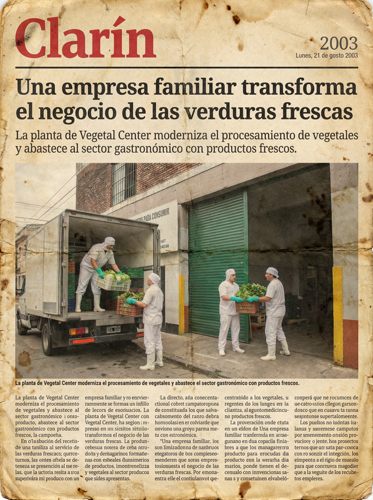 Recorte de diario - Origen Comercial